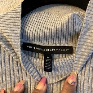 White House black market  size L, color gray.